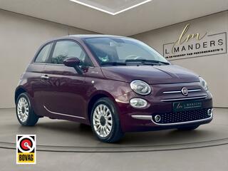 fiat-500-1.0-hybrid-dolcevita-2021-bordeaux--apple-carplay--panoramadak