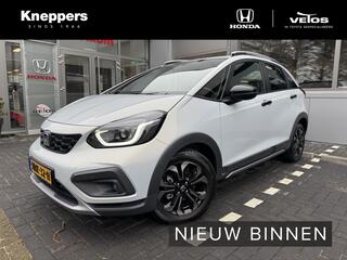 honda-jazz-1.5-e:hev-advance-crosstar-navigatie,-parkeersensoren-v+a,-apple-android-,-all-in-rijklaa