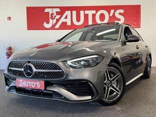 mercedes-benz-c-klasse-300-e-amg-line-navigatie-camera,-panorama,-ecc-airco